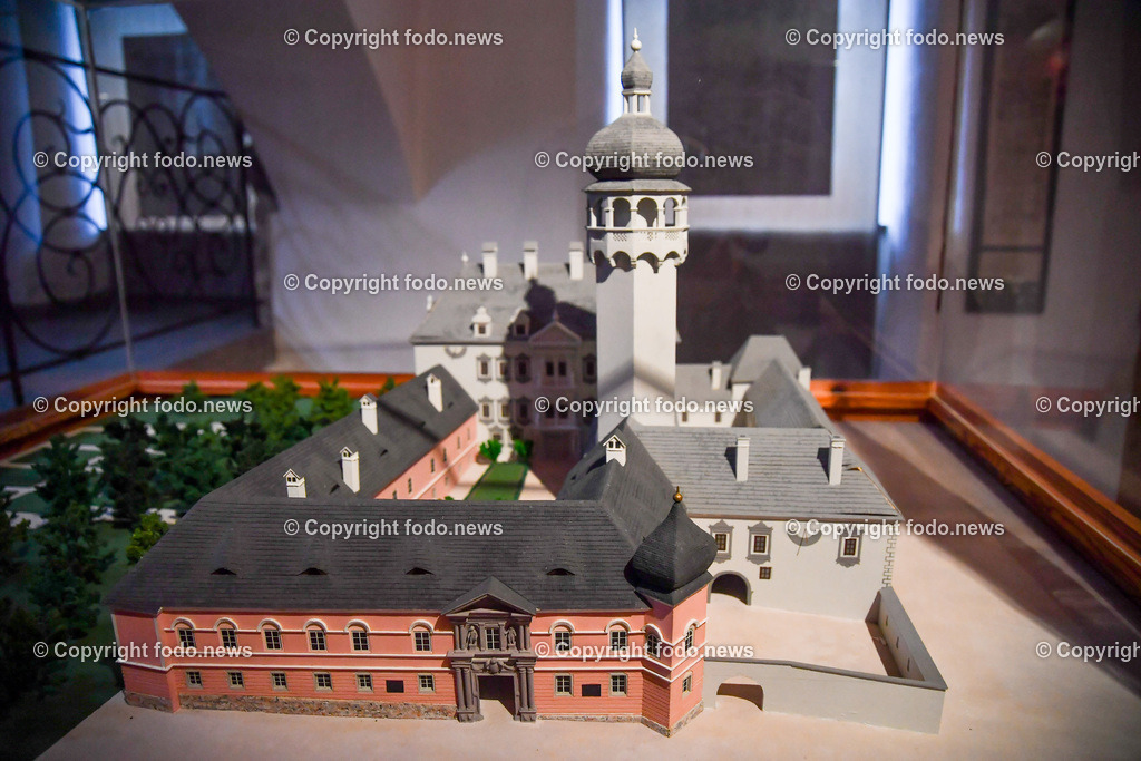 Peuerbach_ 11.01.2023-7 | 11.01.2023, Peuerbach, AUT, Georg von Peuerbach, im Bild Model des Schloss Peuerbach, Schlossmuseum