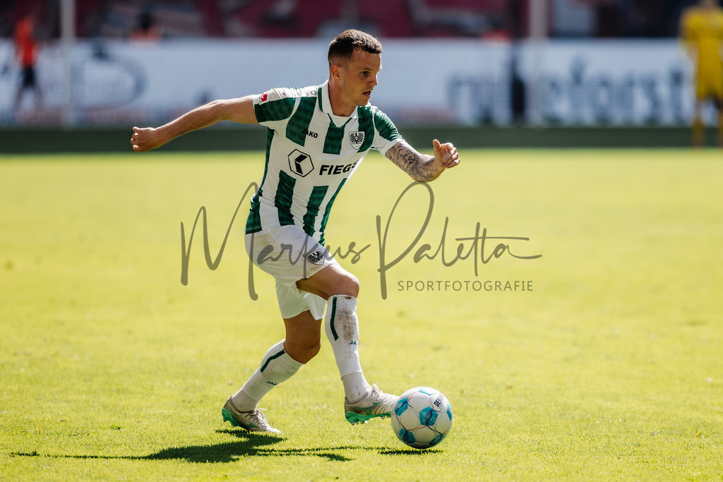 2. Bundesliga, Saison 2024/25, 28. Spieltag: Fortuna Düsseldorf - SC Preußen Münster | Düsseldorf, 05.04.2025: 2. Bundesliga, 28. Spieltag, Fortuna Düsseldorf gegen SC Preußen Münster in der Merkur Spiel-Arena in Düsseldorf. Foto: sportfotografie.ms | Markus Paletta - Realisiert mit Pictrs.com