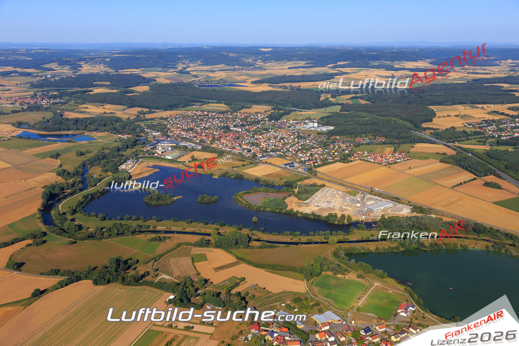 Die Luftaufnahme Ebing -  wurde vom UL-Flugzeug (keine Drohne) aus fotografiert.Hohe Druck- Auflösung-die Geschenkidee!