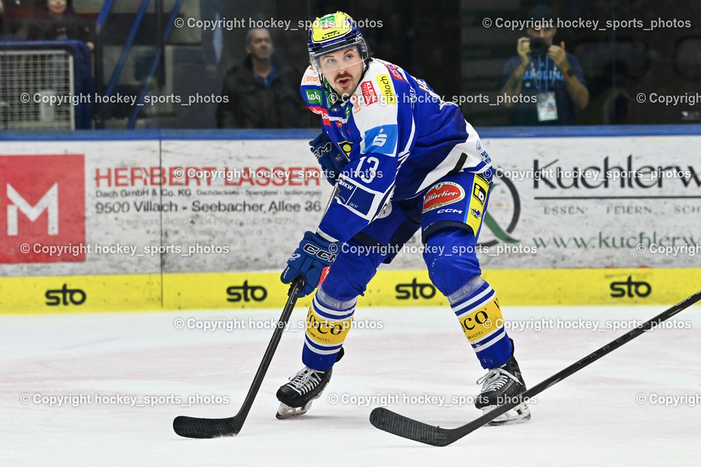 EC IDM WÄRMEPUMPEN VSV vs. HCB Südtirol Alperia | #13 Adam Helewka EC VSV, EC IDM WÄRMEPUMPEN VSV vs. HCB Südtirol Alperia, EC IDM WÄRMEPUMPEN VSV vs. HCB Südtirol Alperia am 28.12.2025 in Villach (Stadthalle Villach), Austria, (Photo by Bernd Stefan)