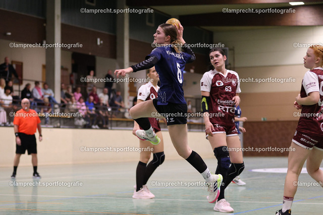 Handball I Juniorinnen I Saison 2026-2027 I Oberliga Schleswig-Holstein I 3. Spieltag I HSG Kalkberg 06 - TSV Bargteheide 189 | Mieke Thies (6, HSG Kalkberg 06) - Realisiert mit Pictrs.com