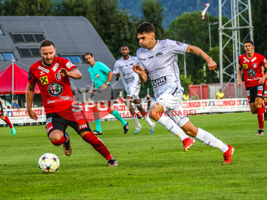 ASK Klagenfurt - Union Gurten Regionalliga 1. Runde | ASK Klagenfurt - Union Gurten am 28.07.2023 in Klagenfurt
(Stadion Fischl), Austria, (Photo by Ernst Krawagner sport-fan.at) - Realisiert mit Pictrs.com