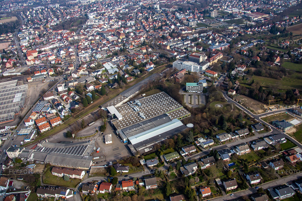 Luftbild: Advanced Industries Packaging in Achern im Bundesland Baden-Württemberg in Deutschland. Foto: IMG_086582.jpg vom 19.03.2016 durch Werner Riehm/FLY-FOTO.de