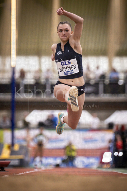 Deutsche Leichtathletik-Hallenmeisterschaften; Dortmund, 28.02.2026 | Yara Böhmer (Cologne Athletics); Deutsche Leichtathletik-Hallenmeisterschaften am 28.02.2026 in der Helmut-Körnig-Halle in Dortmund. 