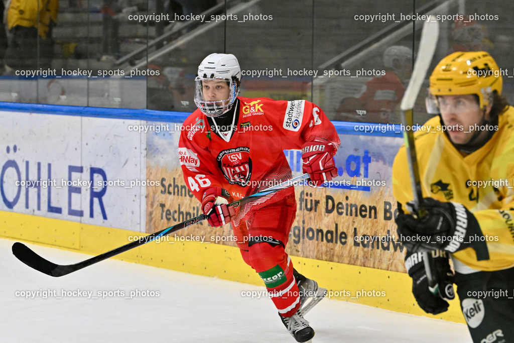 KSV KÄNGURUS vs. EHC Lustenau | #46 Unterluggauer Neal KSV, KSV KÄNGURUS vs. EHC Lustenau, KSV KÄNGURUS vs. EHC Lustenau am 14.03.2026 in Kapfenberg (Sportzentrum Kapfenberg), Austria, (Photo by Bernd Stefan)