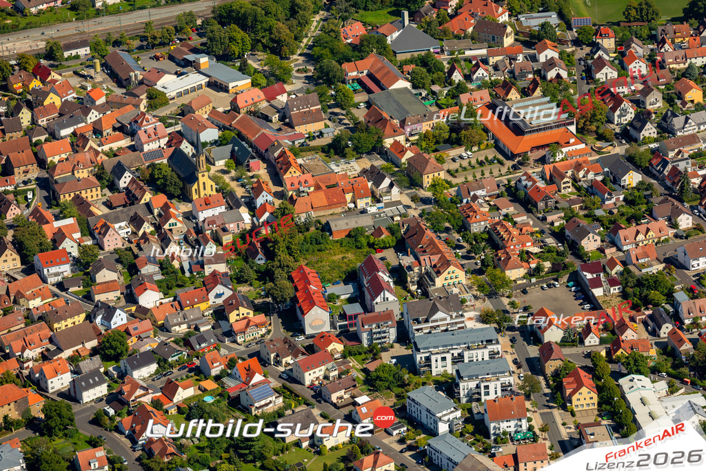 Das Luftbild zeigt :  Rottendorf - Die Luftaufnahme wurde 2023 vom UL-Flugzeug aus erstellt ( keine Drohne ) - Hochauflösende Luftaufnahme - Für grossformatige Ausdrucke geeignet. Die Geschenkidee !Mit Lizenz und Bildrechte bestellbar