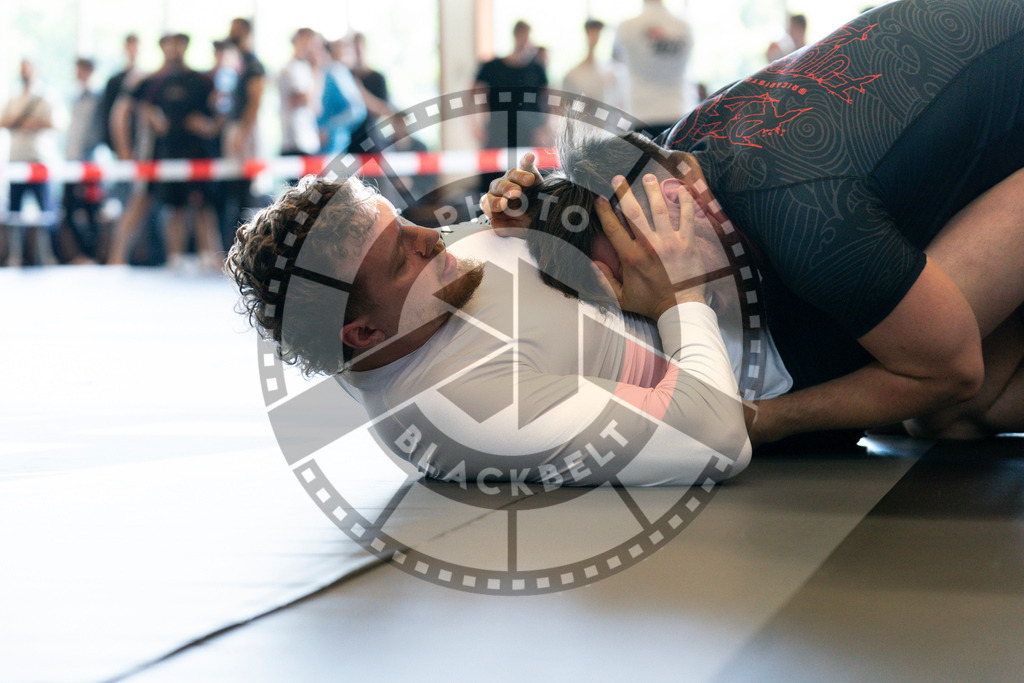 20240608PBB00257 | Fighters compete during the ILLCS VII summer edition luta livre competition in Hannover, Germany, on June 8, 2024.