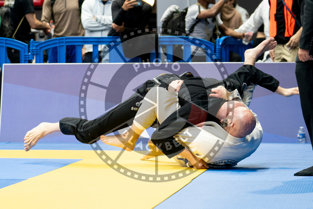 20240124PBB03872 | Fighters compete during the second day of the IBJJF European Championship in Paris, France, on January 24, 2024.