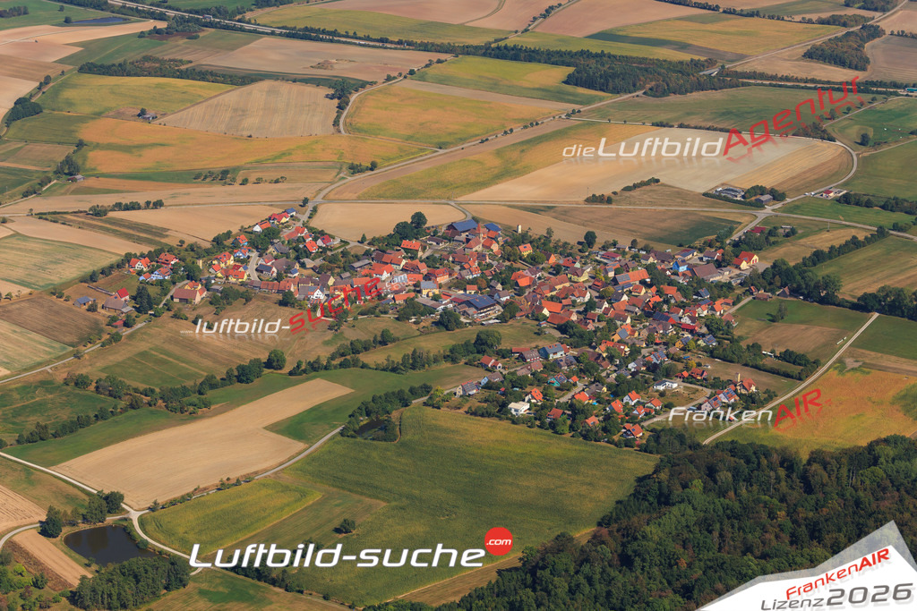 Luftbild von Wildenholz Schnelldorf - Luftaufnahme wurde 2016 von https://frankenair.de mittels Flugzeug (keine Drohne) erstellt - die Geschenkidee