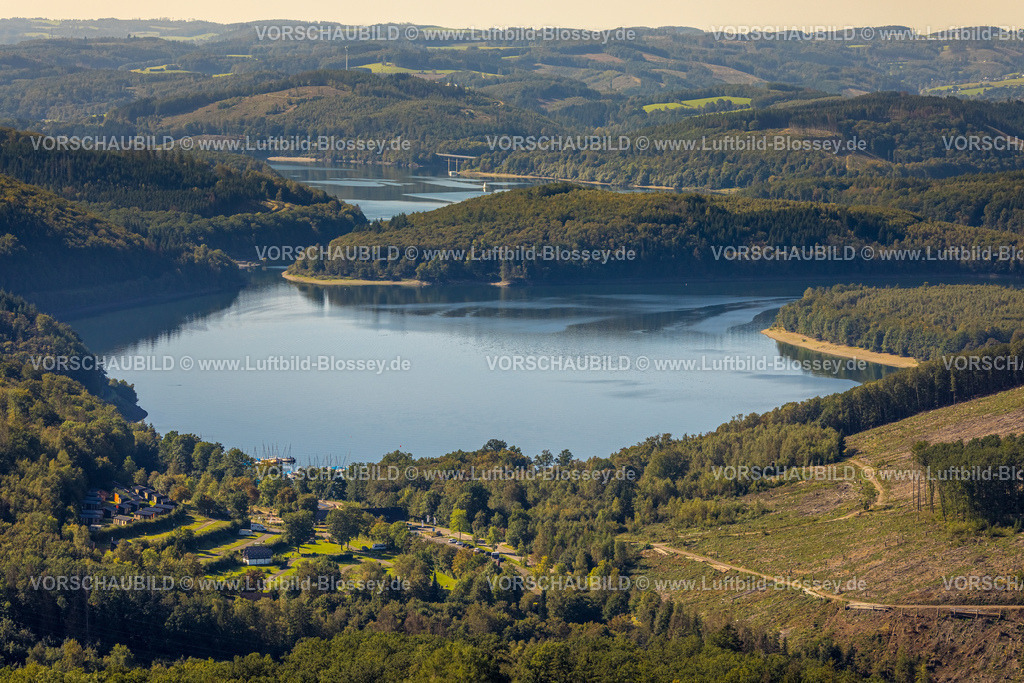 Attendorn230909018 | Luftbild, Biggetalsperre, Neu-Listernohl, Attendorn, Sauerland, Nordrhein-Westfalen, Deutschland
