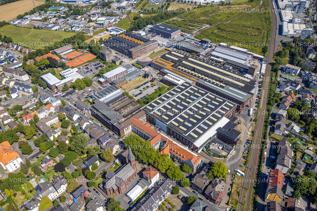 Witten220809075 | Luftbild, Gewerbegebiet Annen, Stockumer Straße, Wittener Industrie und Technologie Park, Annen, Witten, Ruhrgebiet, Nordrhein-Westfalen, Deutschland