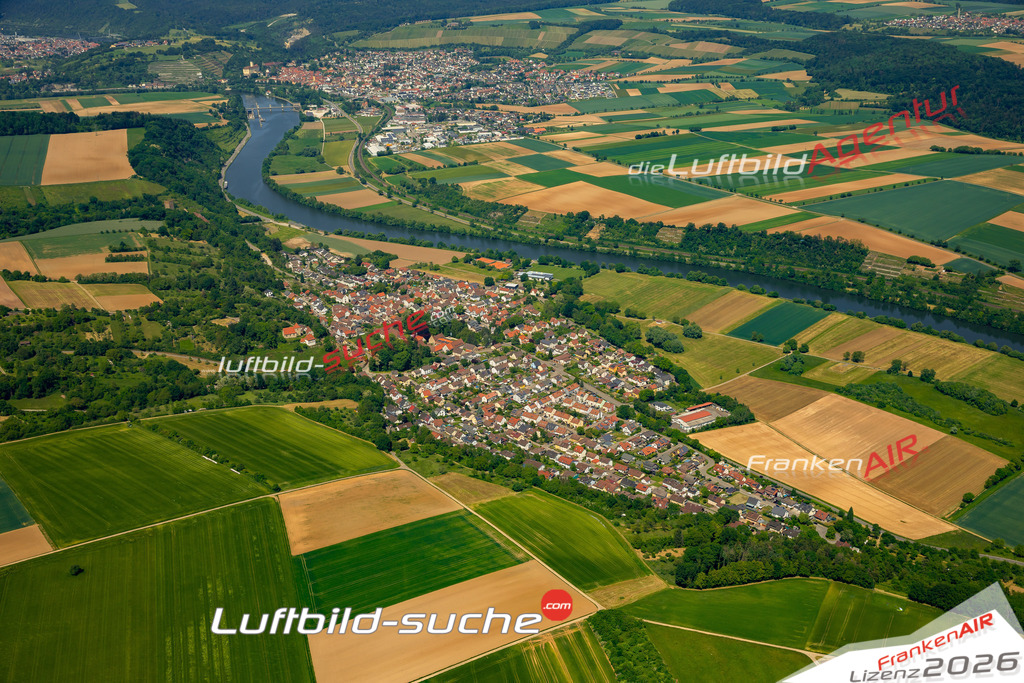 Das Luftbild zeigt Heinsheim Bad Rappenau - Die Luftaufnahme wurde 2023 vom UL-Flugzeug aus erstellt ( keine Drohne ) - Hochauflösende Luftaufnahme - Für grossformatige Ausdrucke geeignet. Die Geschenkidee !Mit Lizenz und Bildrechte bestellbar