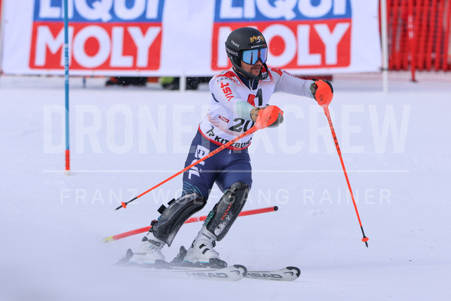 Audi FIS Ski World Cup: Men’s Slalom – Hahnenkamm Race, Kitzbuehel | Kitzbuehel, Austria, 25.Jan.26 - Alpine Skiing - FIS World Cup, Hahnenkamm Race, Slalom, men. The image shows POPOV Albert (BUL, Head).