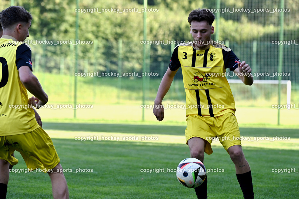SV Arnoldstein vs. URC Thal Assling | #3 Marco Knezevic SV Arnoldstein, SV Arnoldstein vs. URC Thal Assling, SV Arnoldstein vs. URC Thal Assling am 09.08.2025 in Arnoldstein (Waldparkstadion Arnoldstein), Austria, (Photo by Bernd Stefan)