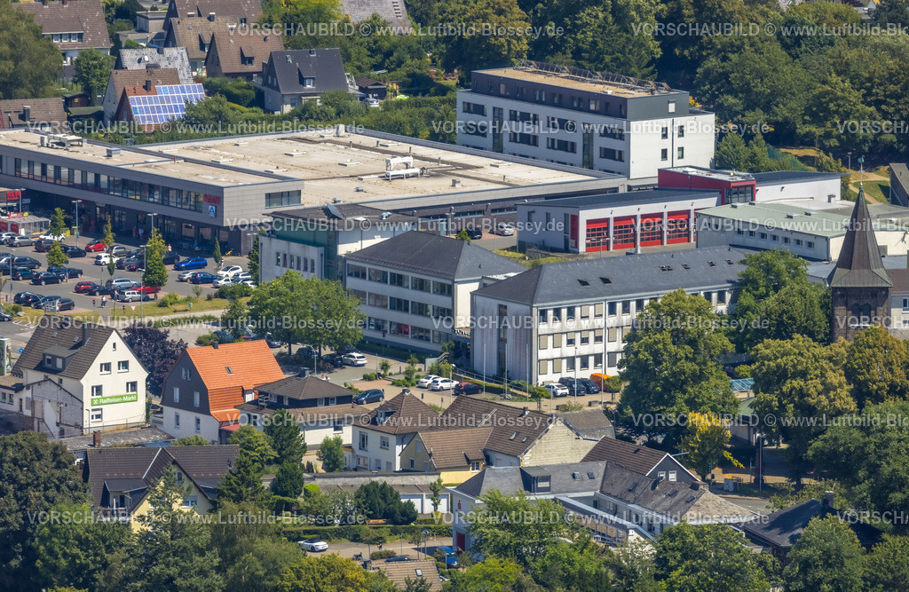 Sprockhoevel230708663 | Luftbild, Rathaus Haßlinghausen, Sprockhövel, Ruhrgebiet, Nordrhein-Westfalen, Deutschland