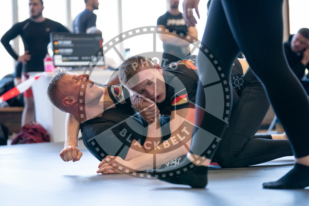 20240309PBB6030 | Fighters compete during the International Luta Livre (ILLCS) Spring Championship in Hannover, Germany, on March 9, 2024.