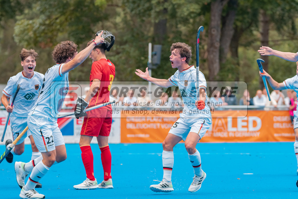 HK_20230715_102477 | Euro Hockey MU18 SF2 Spain vs Germany Championship Girls &amp; Boys am 15.7.2023 CHTC , Krefeld ,