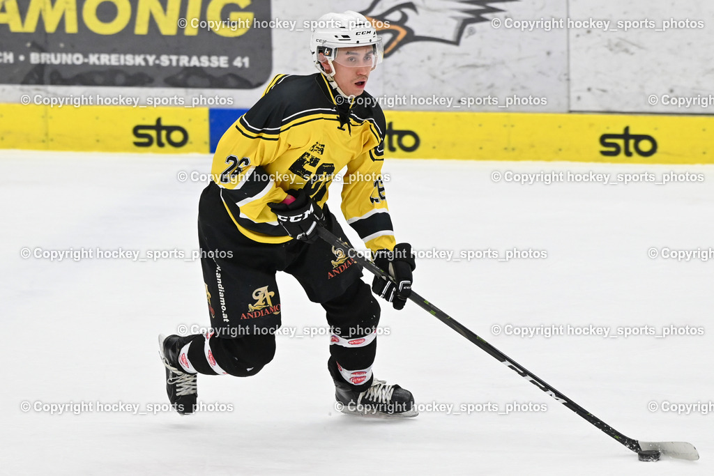 EC Kellerberg vs. EC Arnoldstein | #26 De Pasqualin Lucas EC Arnoldstein, EC Kellerberg vs. EC Arnoldstein, EC Kellerberg vs. EC Arnoldstein am 03.02.2025 in Villach (Stadthalle Villach), Austria, (Photo by Bernd Stefan)