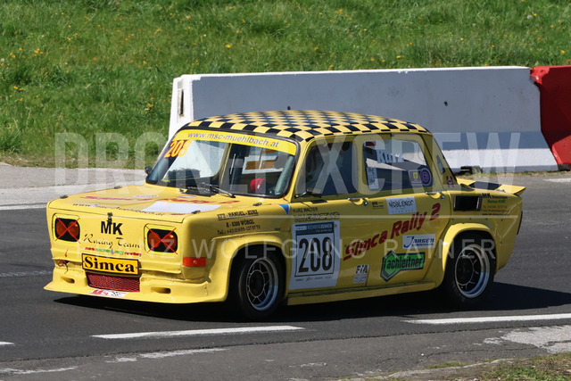 FIA European Hill Climb Championship – Rechberg 2026 | FIA European Hill Climb Championship at Rechberg, held from 24 to 26 April 2026 near Tulwitz, Styria, Austria. The image shows Walter KURZ (AUT) Simca 1000 Rally 2.
