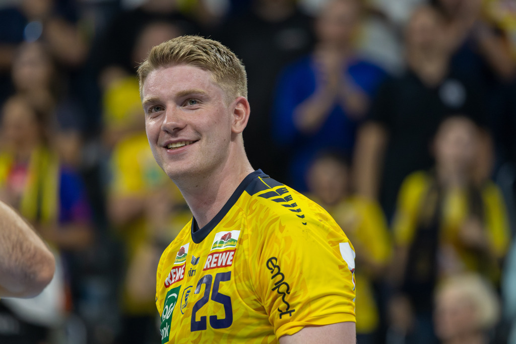 HBL (Handball-Bundesliga), Saison 2025/26, 33. Spieltag: Rhein-Neckar Löwen gegen TSV Hannover-Burgdorf | HBL (Handball-Bundesliga), Saison 2025/26, 33. Spieltag: Rhein-Neckar Löwen gegen TSV Hannover-Burgdorf***Haukur Thrastarson (25, Rhein-Neckar Löwen) - Realisiert mit Pictrs.com