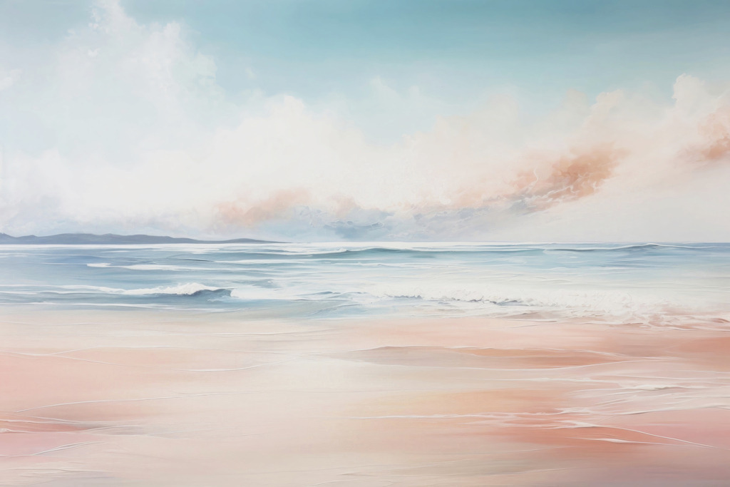2402008 - Traum vom Meer | Motiv vom Meer in zarten Pastellfarben.