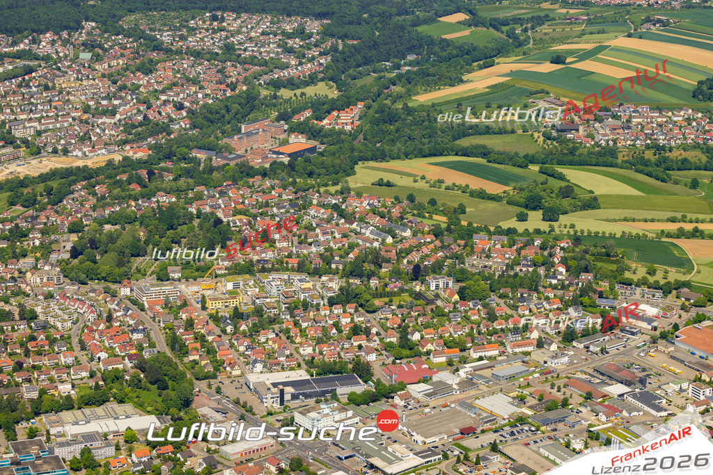 Das Luftbild zeigt  Backnang - Die Luftaufnahme wurde 2023 vom UL-Flugzeug aus erstellt ( keine Drohne ) - Hochauflösende Luftaufnahme - Für grossformatige Ausdrucke geeignet. Die Geschenkidee !Mit Lizenz und Bildrechte bestellbar