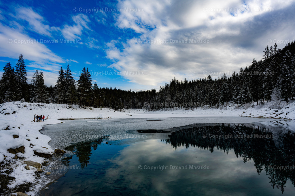 Caumasee | Spaziergang im Winter am Caumasee - Realisiert mit Pictrs.com