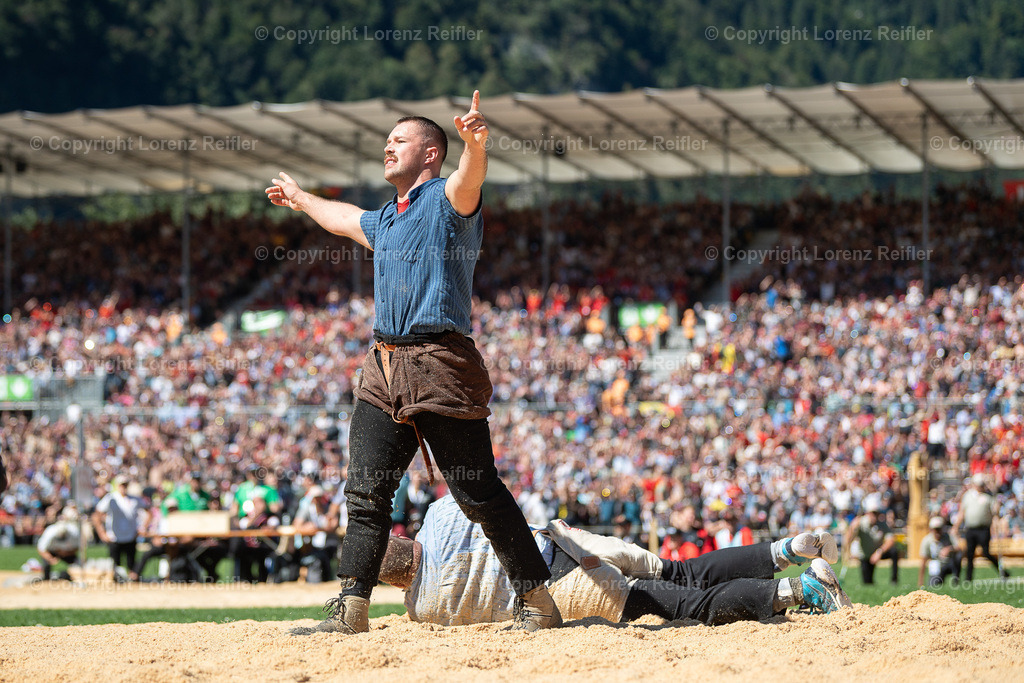 Schwingen -  ESAF Sonntag 2025 | Mollis, 31.8.25, Schwingen - ESAF Sonntag.