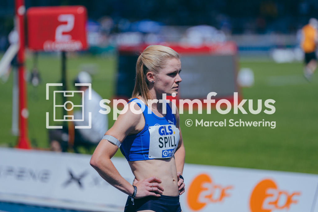 Deutsche Meisterschaften der Frauen und Männer 2026 | Tanja Spill, TSV Bayer Dormagen, 800-Meter-Lauf, Halbfinale, Deutsche Meisterschaften der Frauen und Männer 2026, Lohrheidestadion Bochum-Wattenscheid, 25.07.2026. Foto: Marcel Schwering / sportimfokus - Realisiert mit Pictrs.com