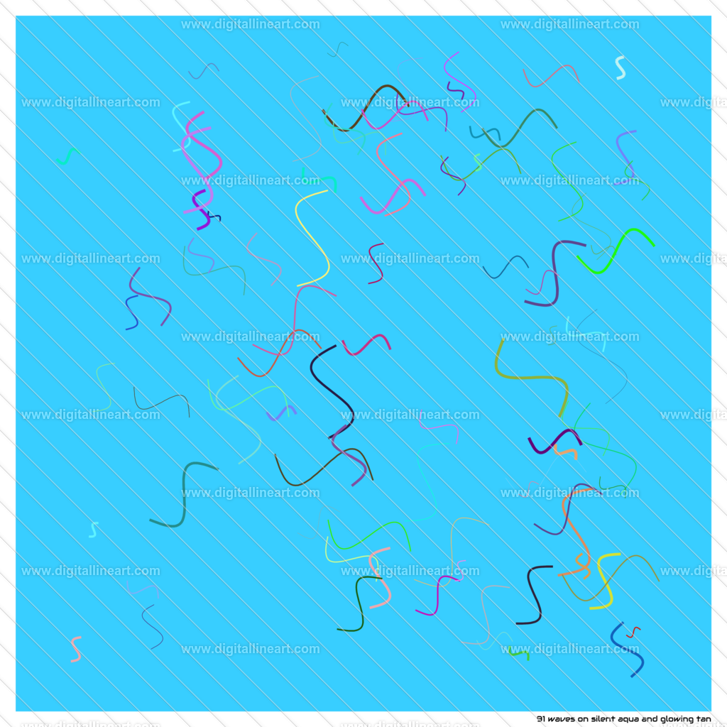 91-waves-silent-aqua-and-glowing-tan | digitallineart - Realisiert mit Pictrs.com