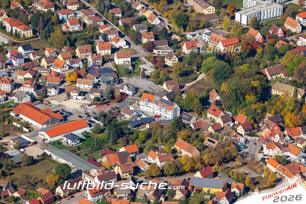 aktuelles Luftbild von  Neuendettelsau - Luftaufnahme wurde 2019 von https://frankenair.de mittels Flugzeug (keine Drohne) erstellt.
