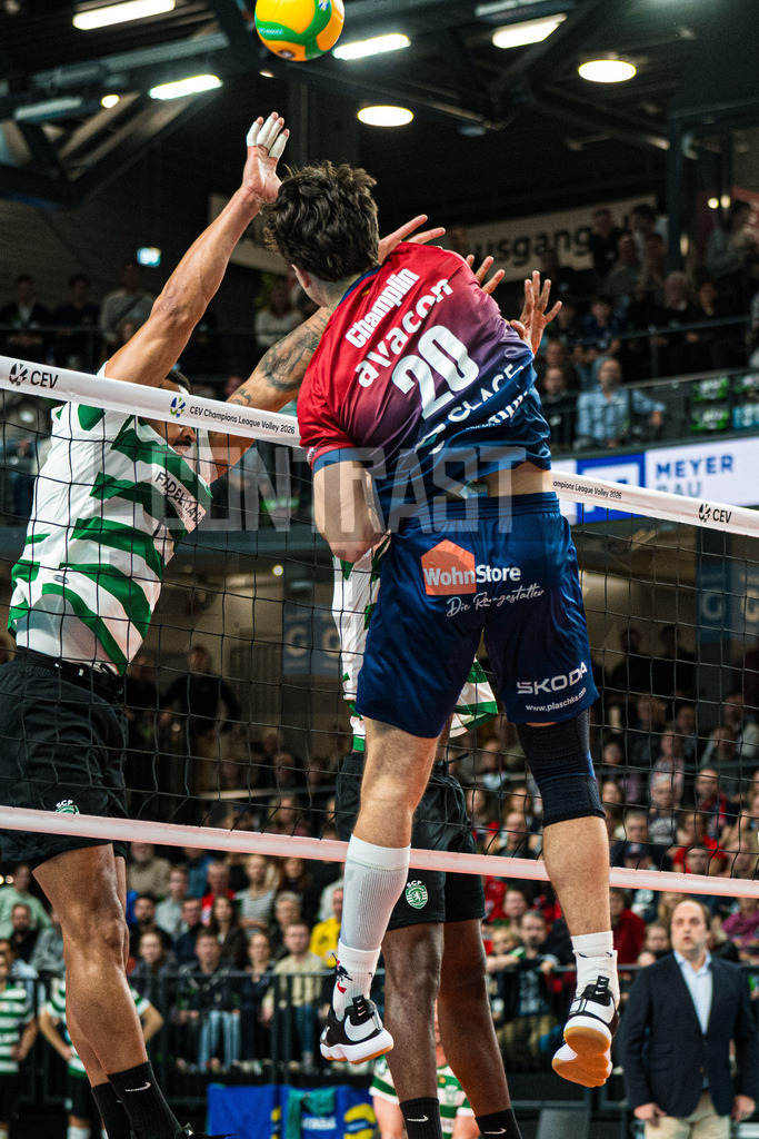 Volleyball I Herren I Saison 2025/2026 I CEV Champions League I CLVM69 I SVG Lüneburg - Sporting CP Lisboa | CONTRAST ZERØ MEDIA - Realisiert mit Pictrs.com