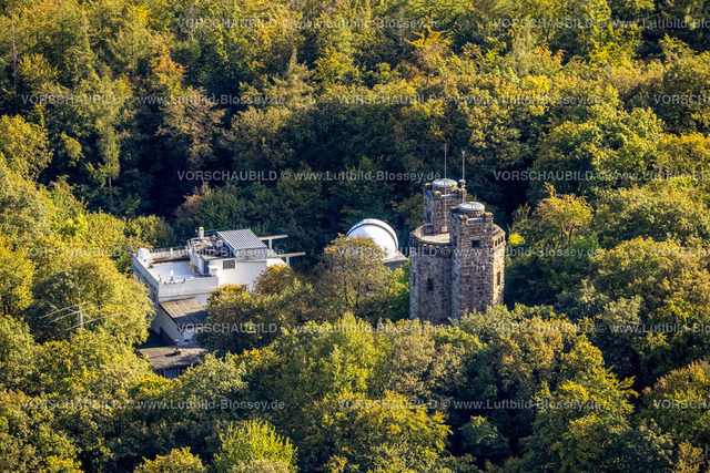 Hagen241005081 | Luftbild, Eugen-Richter-Turm mit Sternwarte Hagen des Drei TürmeWeg, bestehend aus Bismarckturm, Eugen-Richter-Turm und Kaiser-Friedrich-Turm, Waldgebiet, Wehringhausen, Hagen, Ruhrgebiet, Nordrhein-Westfalen, Deutschland