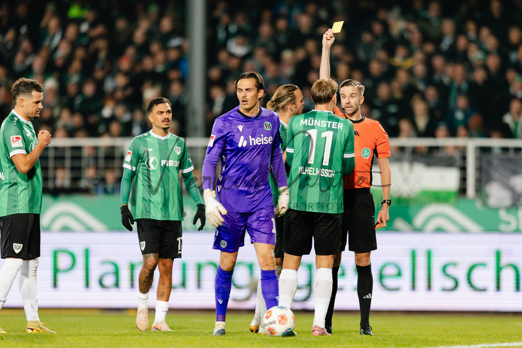 2. Bundesliga, Saison 2025/26, 15. Spieltag: SC Preußen Münster - Hannover 96 | Münster, 05.12.2025: 2. Bundesliga, 15. Spieltag, SC Preußen Münster gegen Hannover 96 im LVM-Preußenstadion in Münster. Foto: sportfotografie.ms | Markus Paletta - Realisiert mit Pictrs.com