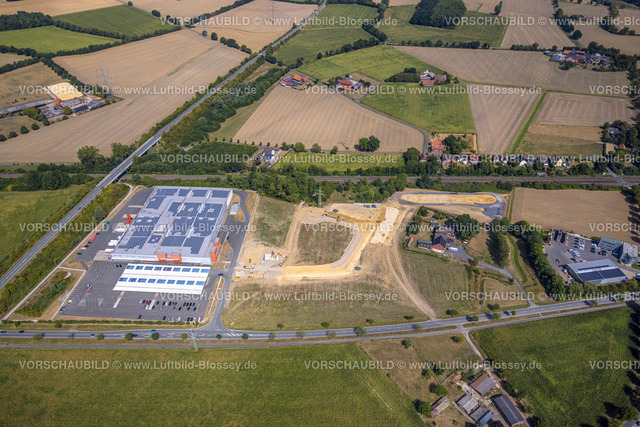 Hamm220809578Bockum-Hoevel | Luftbild, Baustelle für neues Gewerbegebiet Lipperandstraße, Handelshof, Bockum-Hövel, Hamm, Ruhrgebiet, Nordrhein-Westfalen, Deutschland