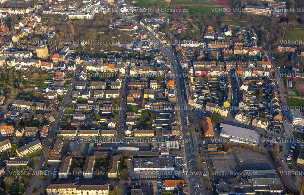 Hamm240305583 | Luftbild, Wohngebiet um die Wilhelmstraße,  Mitte, Hamm, Ruhrgebiet, Nordrhein-Westfalen, Deutschland