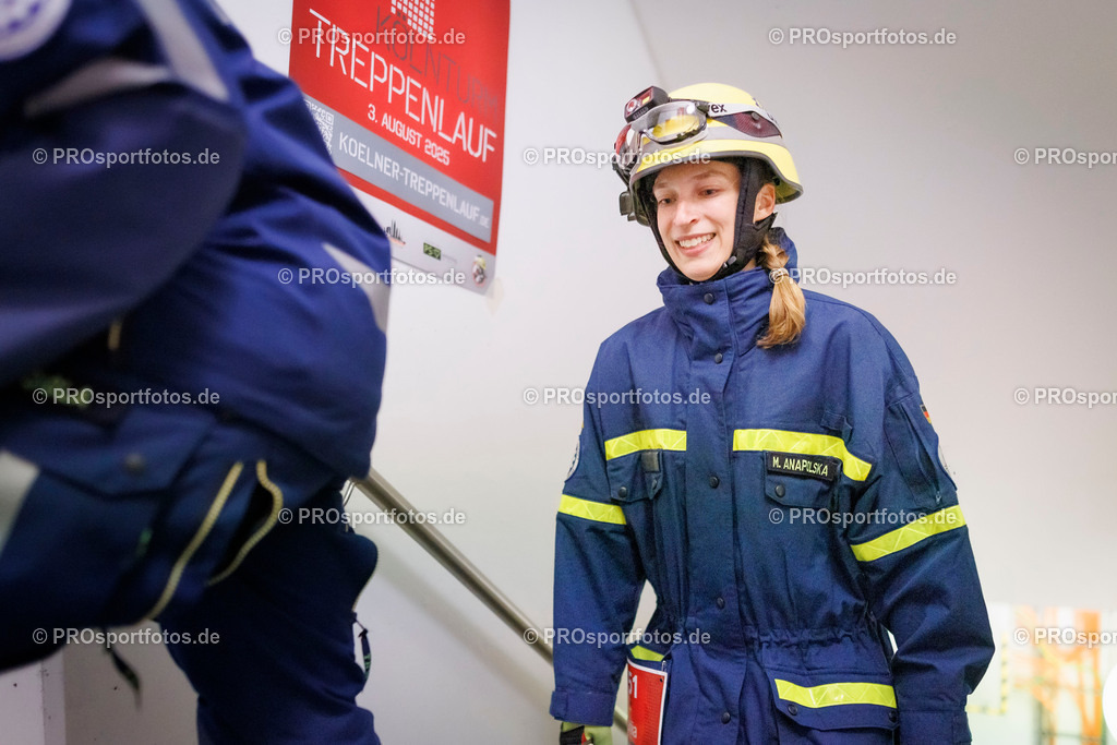 KölnTurm Treppenlauf; Köln, 03.08.2025 | Impressionen vom KölnTurm Treppenlauf am 03.08.2025 in Köln (Nordrhein-Westfalen). 