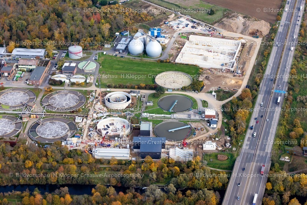 Luftbilder Düren Niederzier Eifel-Rur - Kläranlage  -7145 | Luftbilder Düren Niederzier Eifel-Rur - Kläranlage - Realisiert mit Pictrs.com