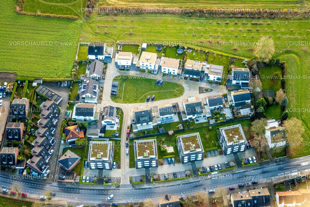 Herne251203556 | Luftbild, Wohnsiedlung Anger, Neubau Wohngebiet, Börnig, Herne, Ruhrgebiet, Nordrhein-Westfalen, Deutschland