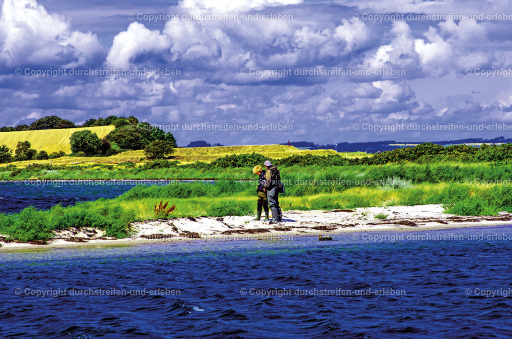Küstenstreifen von Langøre auf der Insel Samsø im Kattegat | Küstenstreifen von Langøre auf der Insel Samsø im Kattegat - Realisiert mit Pictrs.com