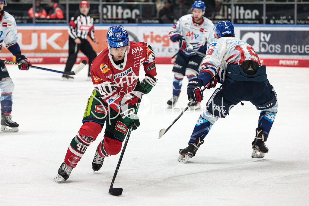 Augsburger Panther - Adler Mannheim | Sebastian WAENNSTROEM (AEV #40) am Puck