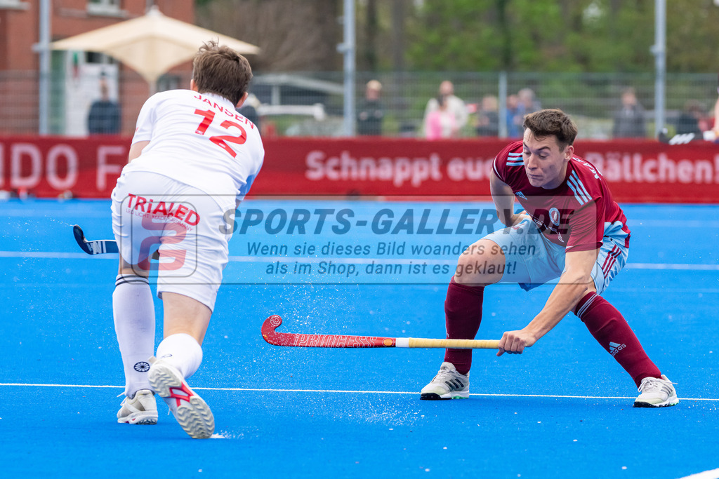 HK_20230415_106951 | 1. Bundesliga Herren Crefelder HTC - UHC Hamburg am 14.4.2023 Crefelder HTC, Krefeld , Jansen Phillip ( Crefelder HTC #12 )