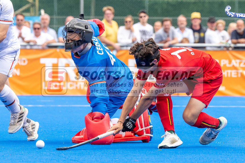 SFE_20230716_0327 | EuroHockey EM U18 Boys Final Belgium vs Germany am 16.07.2023 in Krefeld (Gerd-Wellen-Hockeyanlage), Photo: Stephan Fehrmann 2023 (Sports-Gallery)