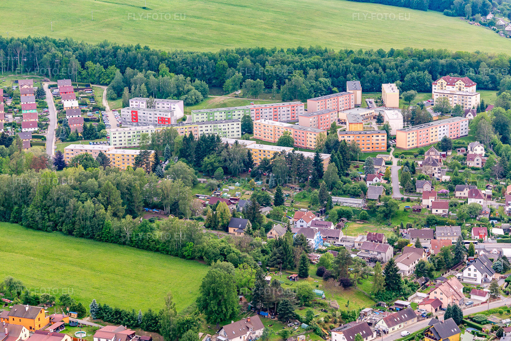 Vue aérienne: Střelecký vrch 