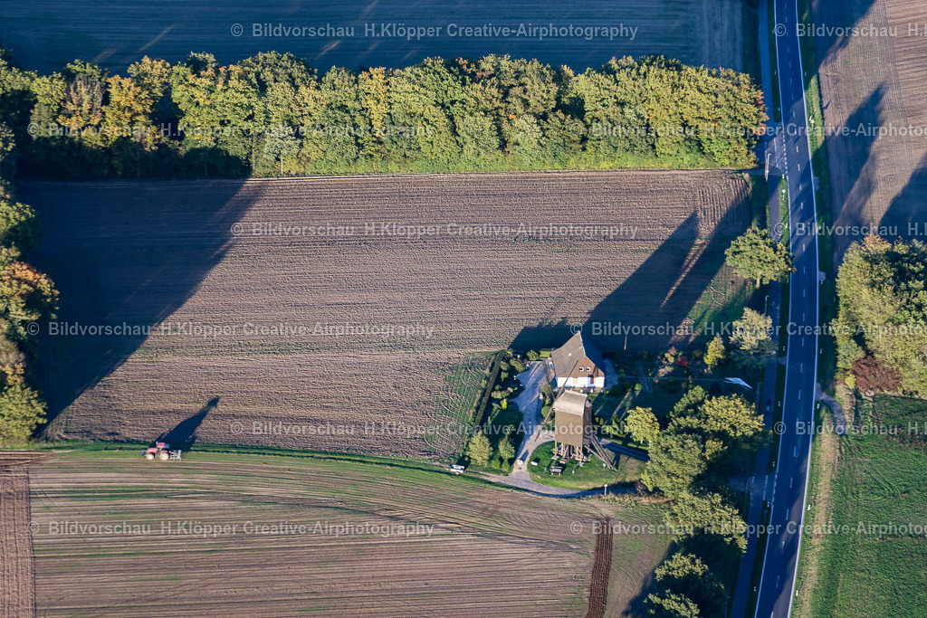 Luftbild-Kempen 47906- Kastenbockwindmühle Tönisberg-7868-2 | Luftbildfotografie Hermann Klöpper - Realisiert mit Pictrs.com
