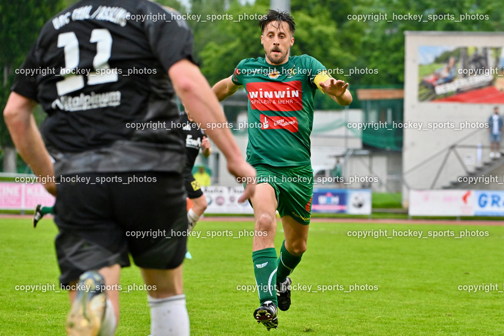 SV Rapid Lienz vs. URC Thal Assling | #5 Manuel Eder Rapid Lienz, SV Rapid Lienz vs. URC Thal Assling, SV Rapid Lienz vs. URC Thal Assling am 08.06.2024 in Lienz (Dolomiten Satadion), Austria, (Photo by Bernd Stefan)