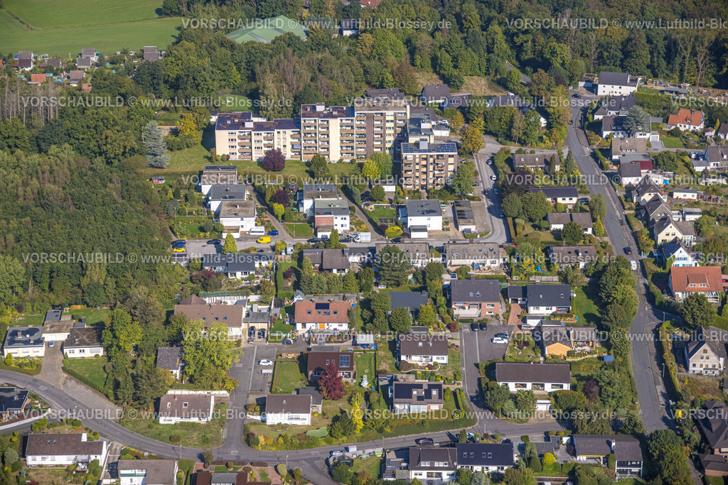 Froendenberg220901066 | Luftbild, Wohnsiedlung Zum Freisenhagen, Fröndenberg, Fröndenberg/Ruhr, Ruhrgebiet, Nordrhein-Westfalen, Deutschland