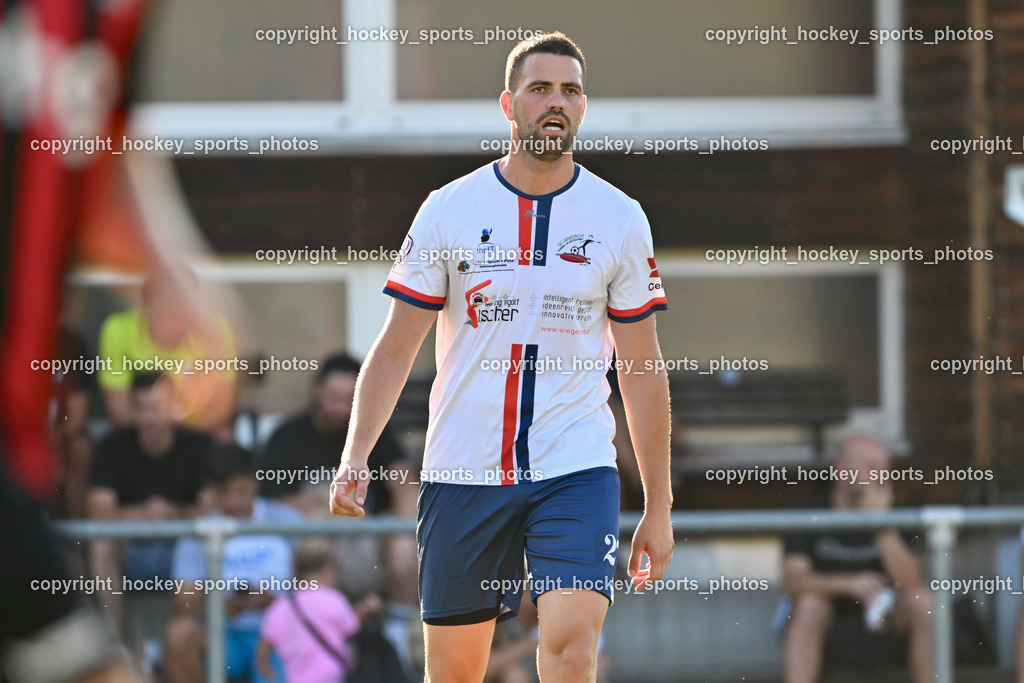 ESV Admira vs. SC Arriach | #27 Srdan Arsic SC Arriach, ESV Admira vs. SC Arriach, ESV Admira vs. SC Arriach am 24.08.2024 in Villach (Sportzentrum Admira), Austria, (Photo by Bernd Stefan)
