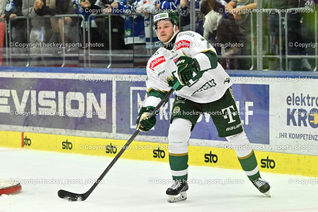 EC IDM WÄRMEPUMPEN VSV vs. FTC-TELEKOM JÉGKORONG | #7 Jesper Lindgren FTC-Telekom, EC IDM WÄRMEPUMPEN VSV vs. FTC-TELEKOM JÉGKORONG, EC IDM WÄRMEPUMPEN VSV vs. FTC-TELEKOM JÉGKORONG am 19.10.2025 in Villach (Stadthalle Villach), Austria, (Photo by Bernd Stefan)