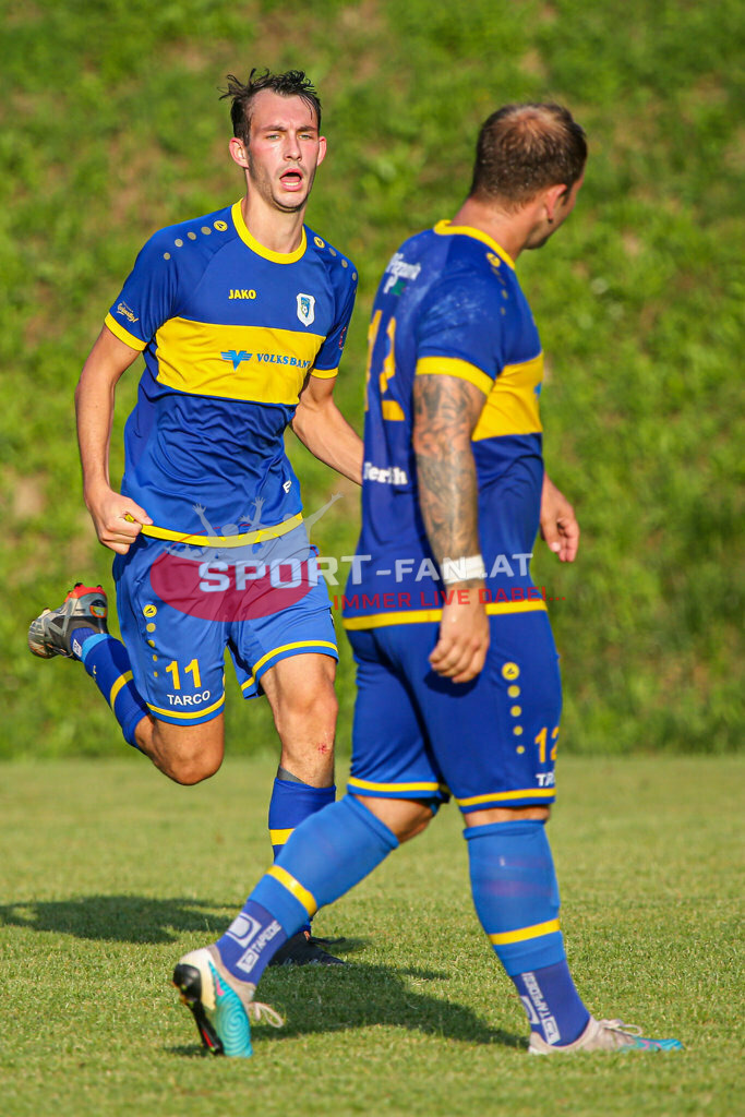 SK Maria Saal - DSG Ferlach 2-3, Unterliga Ost | Andreas Schritliser (DSG Ferlach #12) Maximilian Melbinger (DSG Ferlach #11) SK Maria Saal - DSG Ferlach 2-3 am 22.08.2023 in Maria Saal
(Sportplatz), Austria, (Photo by Ernst Krawagner sport-fan.at) - Realisiert mit Pictrs.com